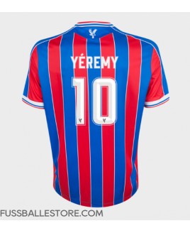 Günstige Crystal Palace Yeremy Pino #10 Heimtrikot 2025-26 Kurzarm